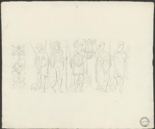 Panel with saints