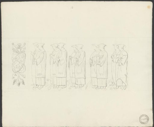 Panel with Catholic clergy