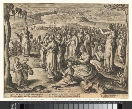 Moses and the Israelites raise a song of thanksgiving