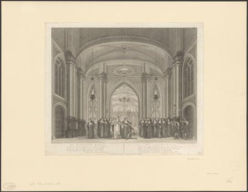 Stage scenery: The Monastery Chapel