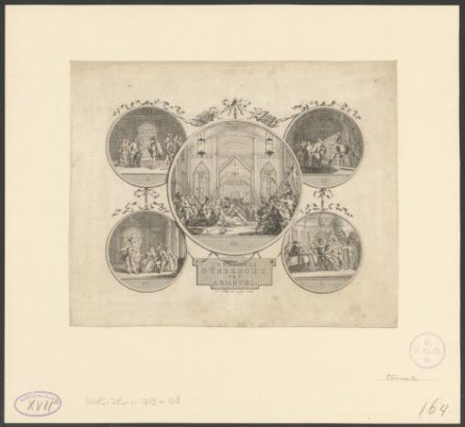 Five scenes from the play Gijsbrecht van Aemstel