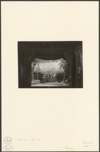 Stage scenery: Winter Forest