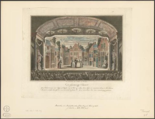 Theatre with stage scenery: De Gemeene Buurt
