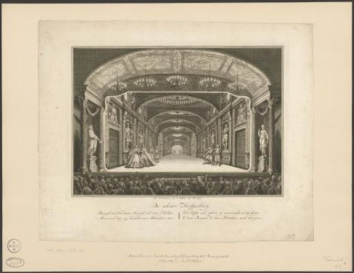 Theatre with stage scenery: De aloude Hofgallery