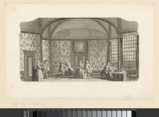 Stage scenery: De Behangen Kamer