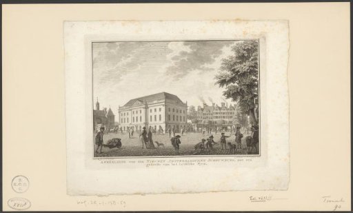 View of the Theatre on the Leidseplein in Amsterdam, 1774