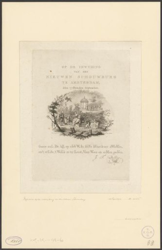 Timepiece on the Inauguration of the Theatre on the Leidseplein in Amsterdam, 1774