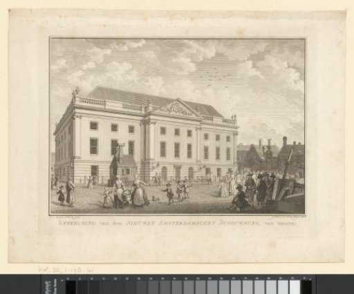 View of the Front of the Theatre on the Leidseplein in Amsterdam, 1774