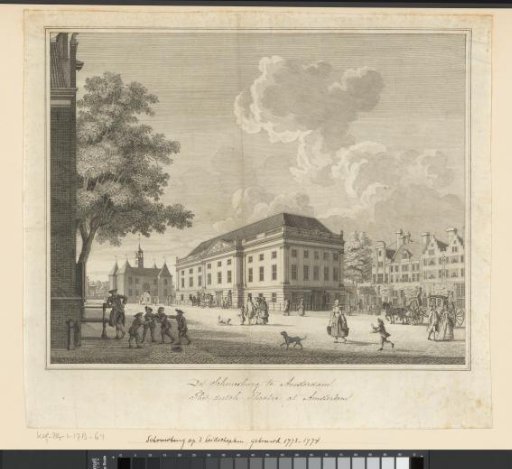 View of the New Amsterdam Theatre on the Leidseplein