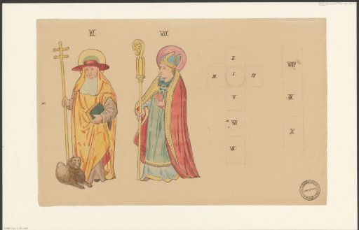 Saint Jerome and Saint Augustine