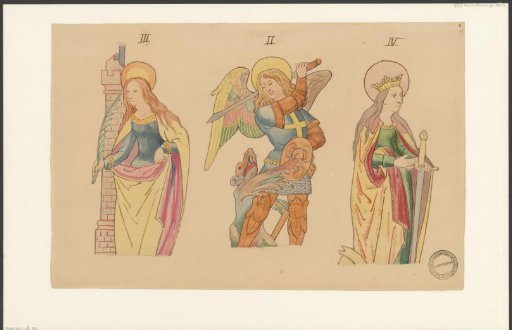 Saint Barbara, Archangel Michael and Saint Catherine