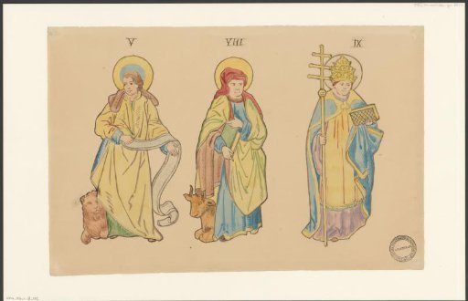 Mark the Evangelist, Luke the Evangelist and Gregory the Great