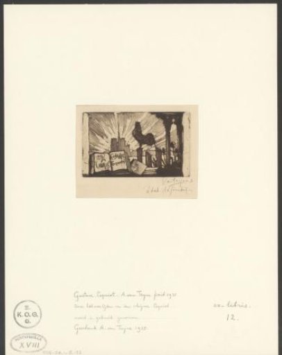 Ex libris of Gustave Coquiot