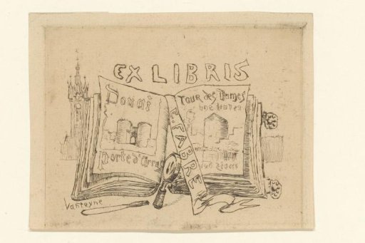 Ex libris of Eugène Fabre