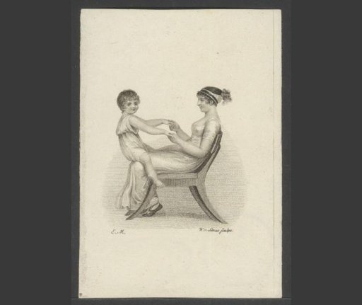Seated Woman with a Child on Her Knees