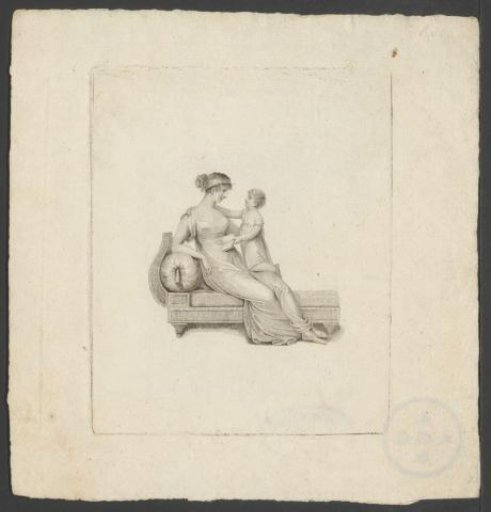Seated Woman with a Child on Her Lap