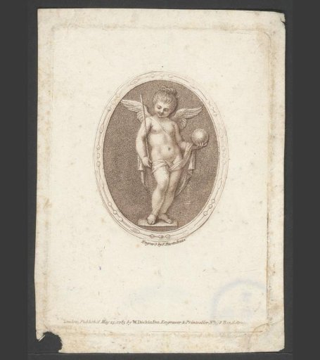 Female Putto with Globe and Staff
