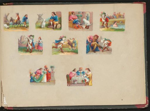Album page with 9 pasted pictures