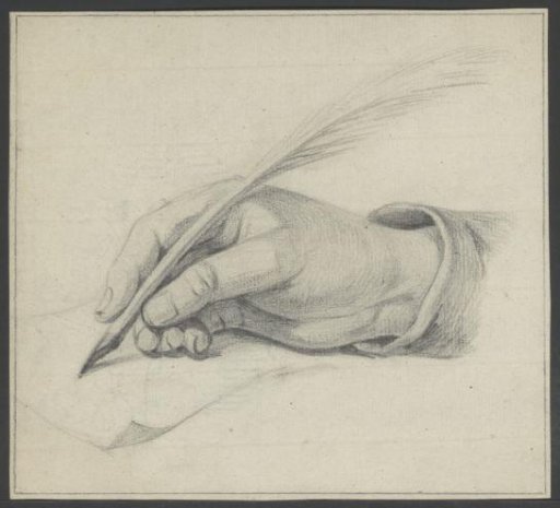 Hand with a Feather