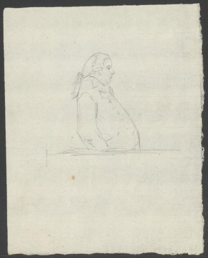 Profile of a Standing Man