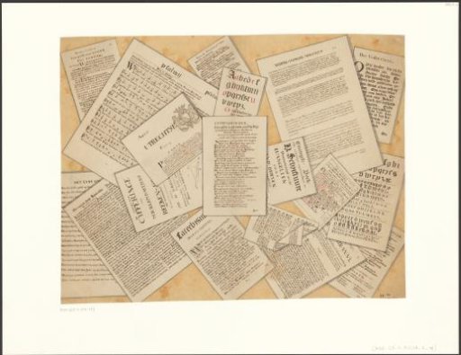 Imposter with the 'Utrecht Courant' and other documents