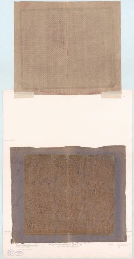 Sheet with a Pattern of Flowers and Leaves