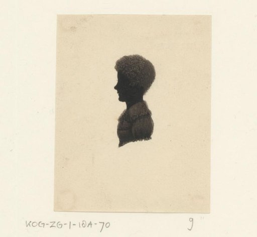 Silhouette Portrait of an Unknown Girl