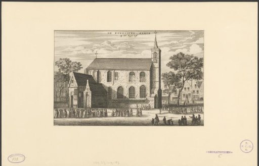 View of the English Church in Amsterdam