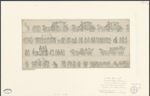 Six Different Ways of Burial, ca. 1750