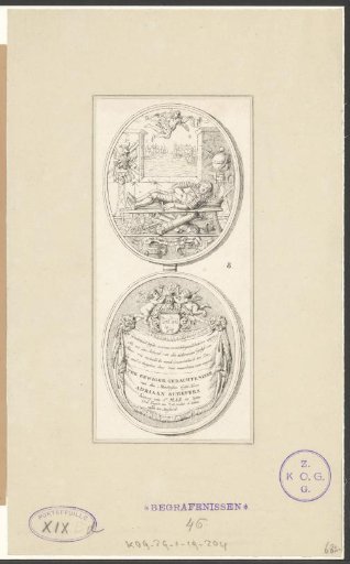 Funeral medal of Adriaan Schepers, 18 May 1683