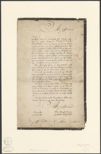Death notice of Tryntje Schuyt, 2 April 1783