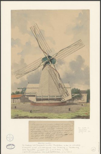 Mill 'Het Luipaard' in mourning