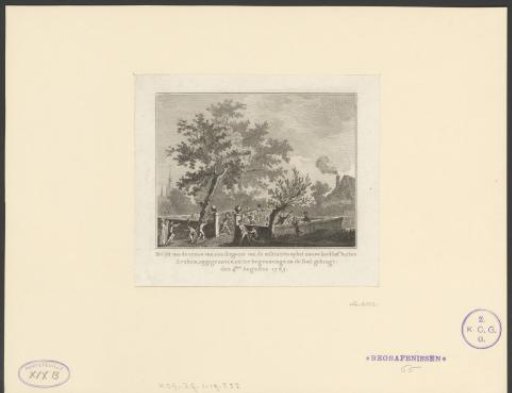 Reburial of the woman in Arnhem, 1783