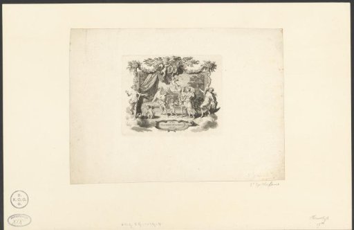 Wedding print, 1718