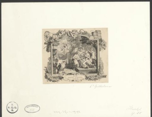 Wedding print, 1720