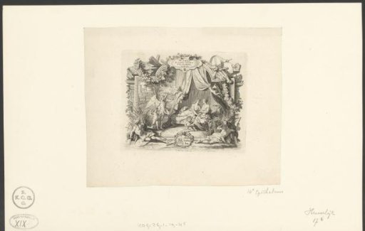 Wedding print, 1724