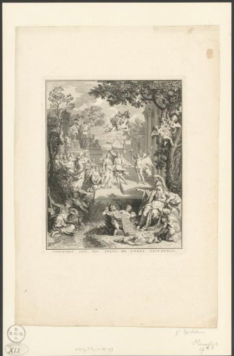 Wedding print, 1724