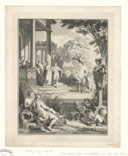 Wedding print, 1749