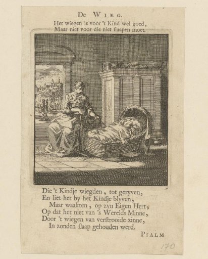 Child in a cradle