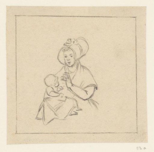 Mother with child on lap