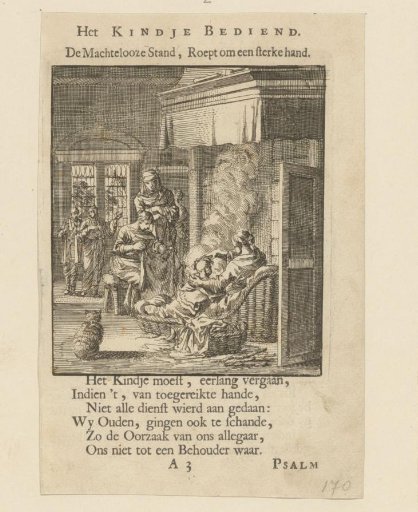 Child being cared for