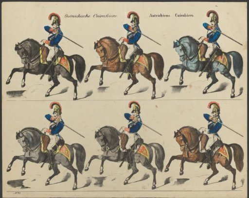 Austrian cuirassiers