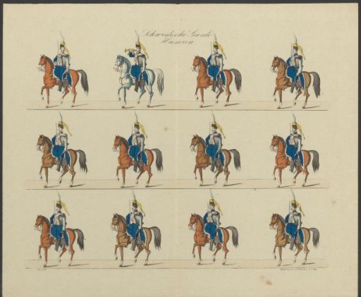 Hussars from the Swedish Guard