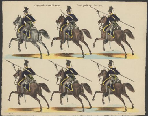 Six Prussian Uhlans