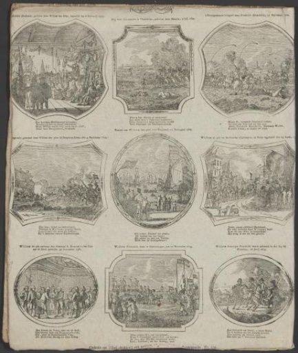 Important moments from the lives of princes from the House of Orange-Nassau