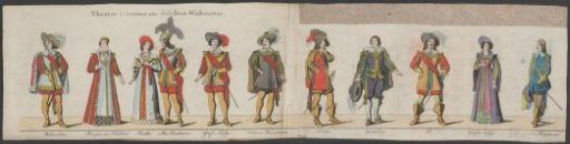 Theatrical costumes from Schiller's Wallenstein