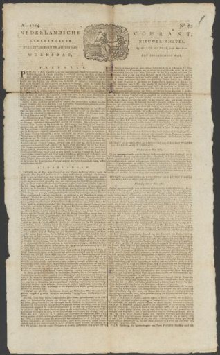 Dutch Courant, 19 May 1784