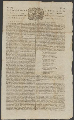 Dutch Courant, 16 June 1785