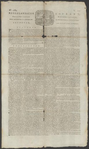 Dutch Courant, 17 September 1785