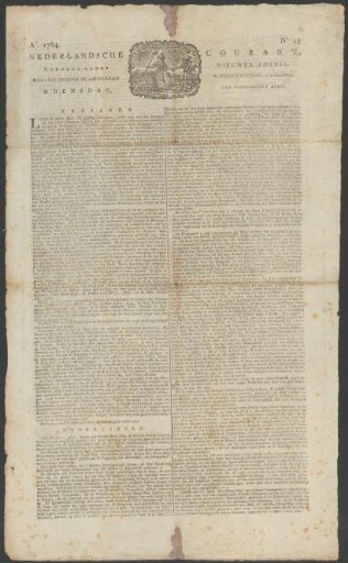 Dutch Courant, 14 April 1784